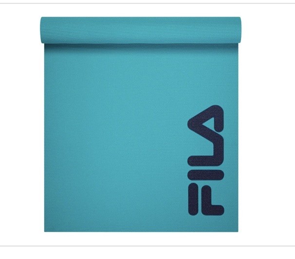 Fila Classic Yoga Mat With Carrying Strap Teal 3 MM