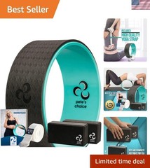 Home Yoga Starter Kit: Wheel, Strap & Guide – Improve Posture & Enjoy Wellness