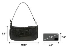 Barabum Retro Classic Clutch Shoulder Tote HandBag with Zipper Closure Purse …