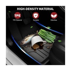 YITAMOTOR Tesla Model 3 Floor Mats Full Set Custom Fit 2020-2023 All-Weather …