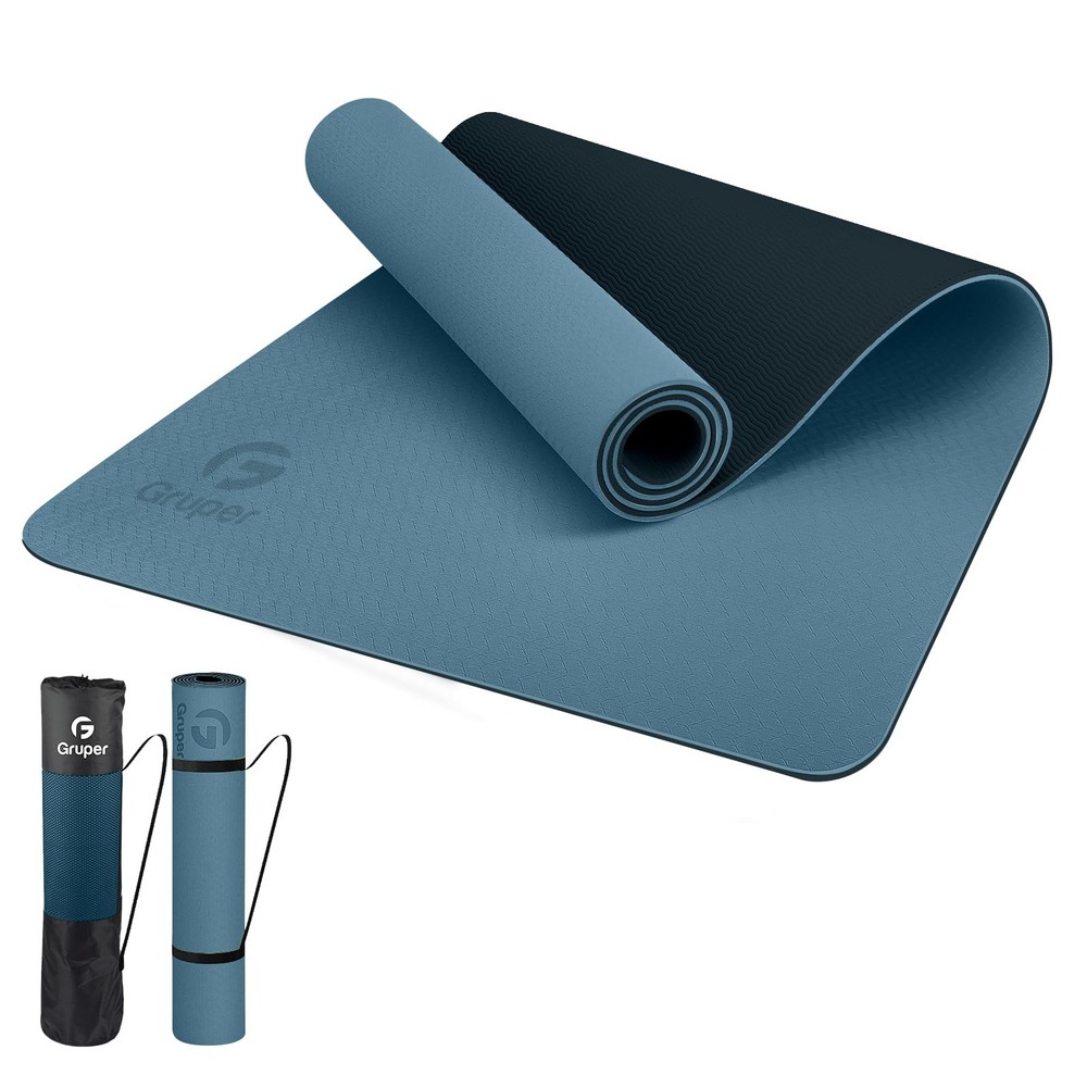 Yoga Mat Non Slip, Eco Friendly Fitness Exercise Mat with Carrying Strap,Pro …