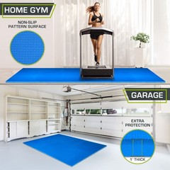 ProsourceFit Weaved Pattern Extra Thick Exercise Puzzle Mat 1-inch, EVA Foam …