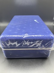 Nike Essential Yoga Solid Foam Pose Block Workout Stretching Aid Blue NEW
