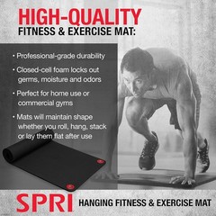 Hanging Exercise Mat Fitness & Yoga Mat Group Fitness Classes Commercial Grade