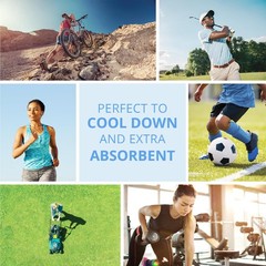 Frogg Toggs Chilly Pad Instant Cooling Towel Long Lasting Reusable Sports And