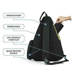 Pickleball Bag, Men’s & Women’s Pickleball Backpack, Adjustable Sling Green
