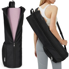 Yoga Mat Bag with Comfort Shoulder Strap and Side Pocket, Waterproof Yoga Mat…