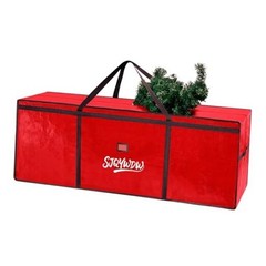 Christmas Tree Storage Bag 9ft, Heavy Duty Artificial Xmas Bag Large PE-9ft Red