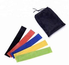 Resistance Loop Band Set Includes 5 Resistance Bands with Carry Bag
