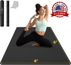 Esterilla Gruesa Ejercicios Gimnasio Yoga Almohadilla Ejercicios De Pilates NEW