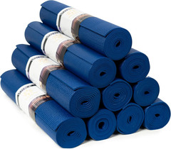 Voyage Yoga Mat, 10 Pack, 72″ X 24″ Professional Studio and Gym Bulk Yoga Mats,