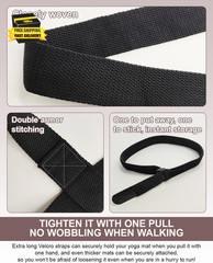 Yoga Mat Carrier, Premium Yoga Strap for Carrying Yoga Mats with Adjustable Velc