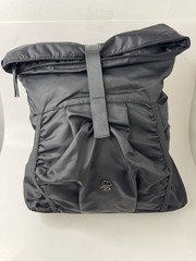 Gaiam Hold Everything Yoga Backpack Mat Carrier Black Travel Bag