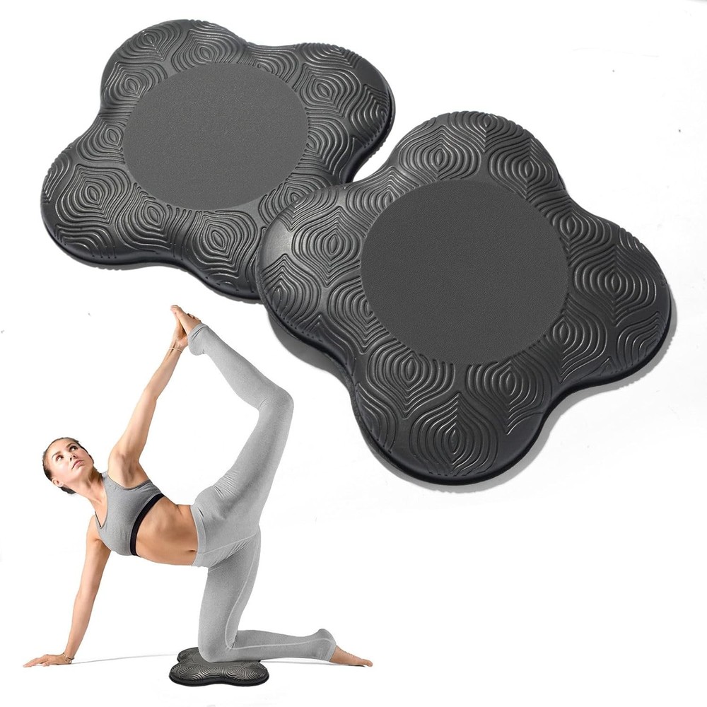 2 Packs Yoga Knee & Elbow Cushions – Extra Thick Foam for Knees, Elbows, Wrists,