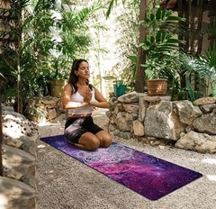 Printed Travel Yoga Mat-1/16 Inch Thick Non Slip Fitness Workout HaoHan-New