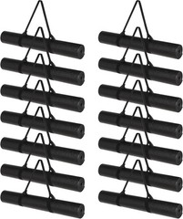 Fitness Mat Riakrum 20 Pack Non Slip Exercise 68×24 Black with Strap