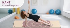 HAHE Yoga Mat Thick (8MM,1/3″), Eco-Friendly POE Non Slip Yoga Mat, High Rebound