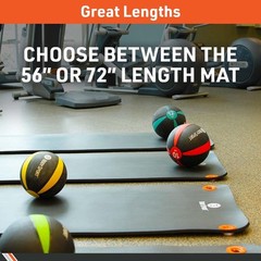 Body Sport 1/2 Inch Non-Slip Exercise Mat with Carry Strap for Men & Women – …