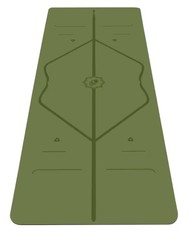 New Liforme Travel Yoga Mat Non Slip, Lightweight Foldable 2mm, Olive