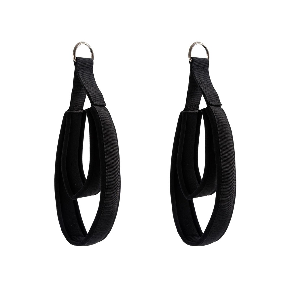 2 Pack Pilates Reformer Straps with Soft Padding – Double Loop D-Ring Accesso…