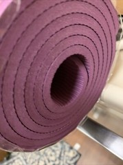 YOGA EXERCISE MAT, HH-COMP -TPE, 1/4″ THICK, PURPLE #350-00002 Brand New in Box