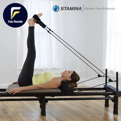 Reformer Home Workout Equipment Pilates Machine W/Resistance