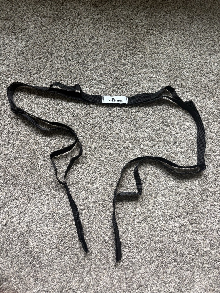 Abiarst Yoga Stretch Strap 6ft Multi Loop Exercise Physical Therapy Stretching