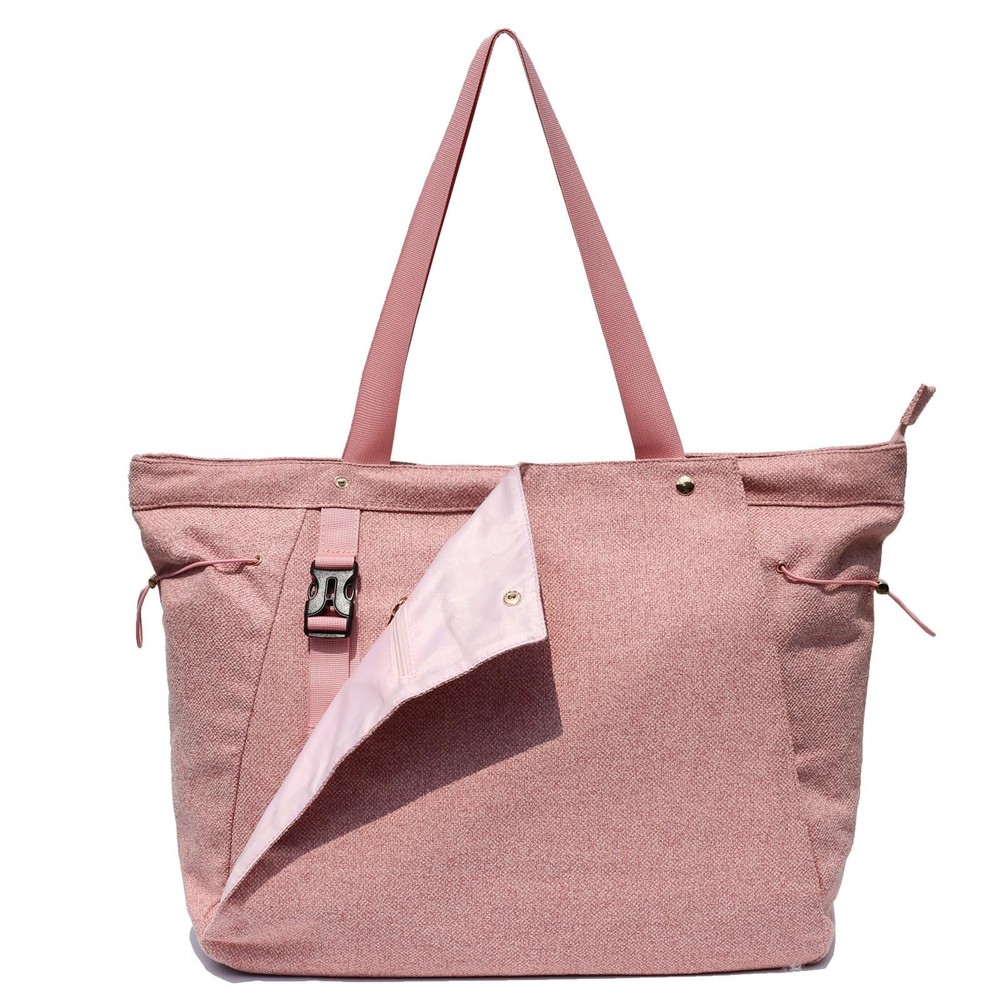 Yoga Mat Bag Gym Tote With Multi Pockets For Women Drawstring Carrier Pilates