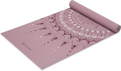 Gaiam Print Yoga Mat, Non Slip Exercise & Fitness Mat for All Types of Yoga, Pil