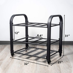 Yoga Mat Storage Rack – Ideal Cart for Yoga Mats & Gym Equipment