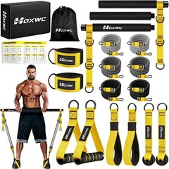 Versatile Portable Pilates Bar Kit with Adjustable Bands for All Fitness Levels