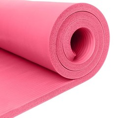Solana Yoga Mat 1″ Thick w/Nylon Strap – Pink Dahlia – 1″ Thick