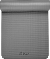 Gaiam Thick Yoga Mat 2/5″ or 1″ with Easy-Cinch Carrying Strap