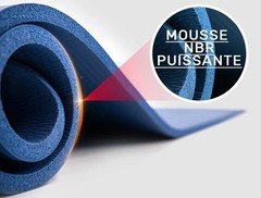 Yoga Mat Blue 183x61x1 cm – Non Slip Fitness & Exercise Mat made of NBRScha…