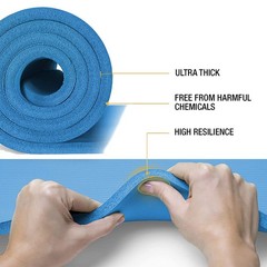VANDUE AUM 72″ x 24″ x 0.4″ THICK ULTRA SOFT YOGA EXERCISE MAT – HD CELL FOAM