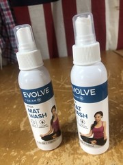 Lot 2 Evolve by Gaiam Yoga Mat Wash Essential Oils 2×4 oz Bottles Clean Restore
