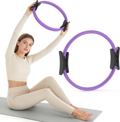 Pilates Ring Fitness Circle for Women, Pilates Equipment – 14.5″ Home Magic Exer