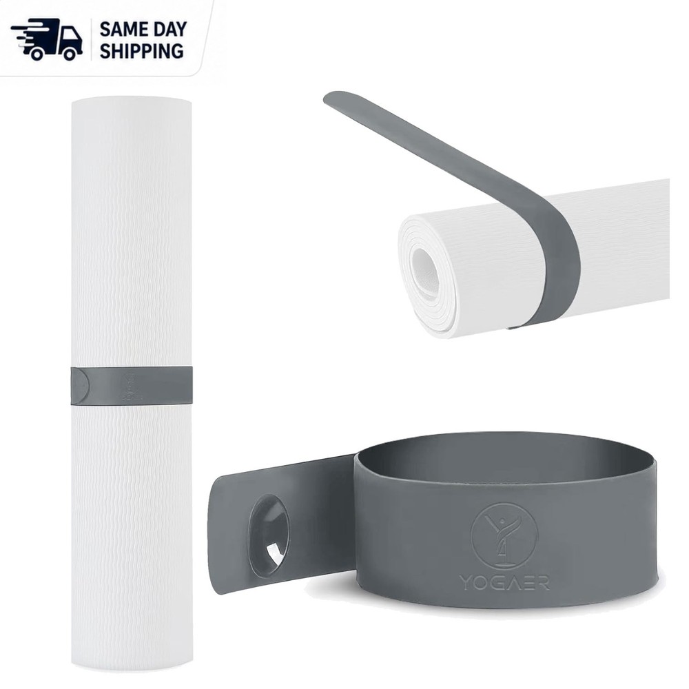 Silent Mat Holder – Adjustable Yoga Strap for Effortless Carrying and Storage