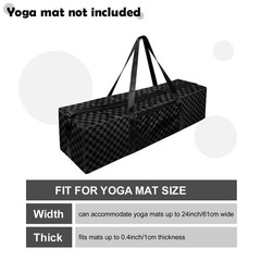 Yoga Bag for Yoga Mats and Yoga Accessories, Yoga Mat Bag Full Length Tear…