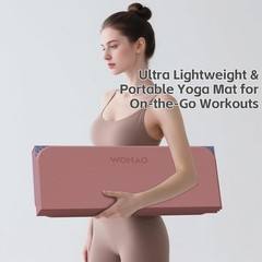 Eco-Friendly 7-Fold Yoga Mat – 70″x24″ Non-Slip, Compact Design for Any Workout