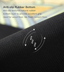 Premium Extra Thick Non-Slip Yoga Mat 4.6′ x 3.5mm for Comfort & Meditation