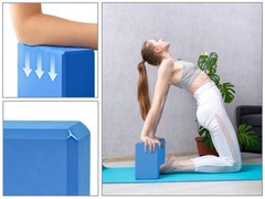2 PCS Yoga Blocks Gym Exercise Fitness Bricks Pilates Stretch Handstand