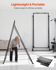 VEVOR Yoga Stand Frame Max 440lbs Aerial Rig Swing 4-Level Adjust