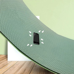 Yoga Mat 72 X 24” Exercise Mats 8Mm TPE Non-Slip Extra Thick High-Density Eco F