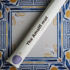 American Mahjong Mat – 31.5″ x 31.5″ Table Mat, Canvas Bag, Amalfi Mediter