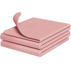 Foldable Yoga Mat Travel 6mm Thick NonSlip TPE Exercise 72x24x0.24 Inch