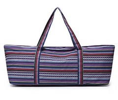 Large Yoga Mat Bag for Women Men, Travel Gym Bag for Pilates Office Multicolor