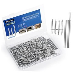 300 Count Double Headed Skirting Nails – Dual Direction Nails for Wooden