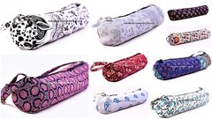 5 PC Wholesale Lot Mandala Yoga Mat Long Fitness Carrier Bag with Shoulder Strap