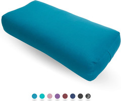 Premium Bolster, Soft & Supportive Meditation Pillow with Carry Handle, Lightwei